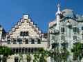 Barcelona - Passeig de Gr�cia - Casa Amantler e Casa Batl�