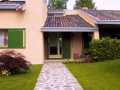 Villa con ingresso palladiana - ( viole, acero rosso )
