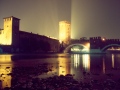 Verona - Notturno di Castelvecchio e del Ponte Scaligero sull'Adige